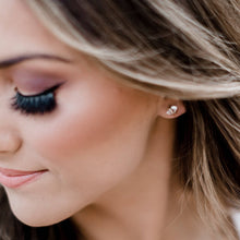 Load image into Gallery viewer, Herkimer Diamond Stud Earrings - Hypoallergenic, Natural: Gold - Barberry & Lace