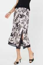 Load image into Gallery viewer, Black Floral Skirt - Current Air