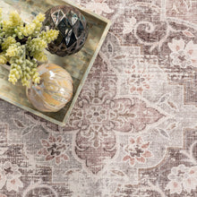 Load image into Gallery viewer, Decorative tray with flowers and vases showcased on a sleek Oriental rug - perfect for adding a touch of sophistication to your space.