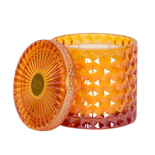 Load image into Gallery viewer, Pomander 8oz Candle by Aqua de Soi in shimmery white glass jar
