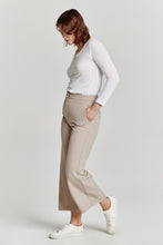 Load image into Gallery viewer, Soft, lightweight cropped wide leg pants. Denali Pant Black by Another Love. High rise, comfortable fit, flattering silhouette. Stylish and versatile.