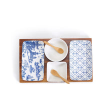Load image into Gallery viewer, Chinoiserie 7 Pc Tidbits and Tapas Serving Set