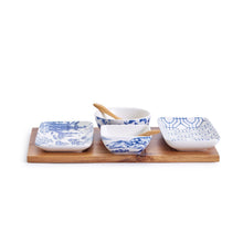 Load image into Gallery viewer, Chinoiserie 7 Pc Tidbits and Tapas Serving Set