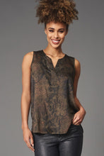 Load image into Gallery viewer, Be the center of attention in Lola & Sophie's Green Python Tank - a stylish piece guaranteed to make you stand out from the crowd!