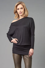 Load image into Gallery viewer, Lola & Sophie's Banded Bottom Tunic: modern, flattering design with band detail on hemline. Perfect for a comfy, playful day-out.