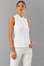 Load image into Gallery viewer, Luxe Lola & Sophie top features twisted neck and rich ponte fabric for versatile styling.