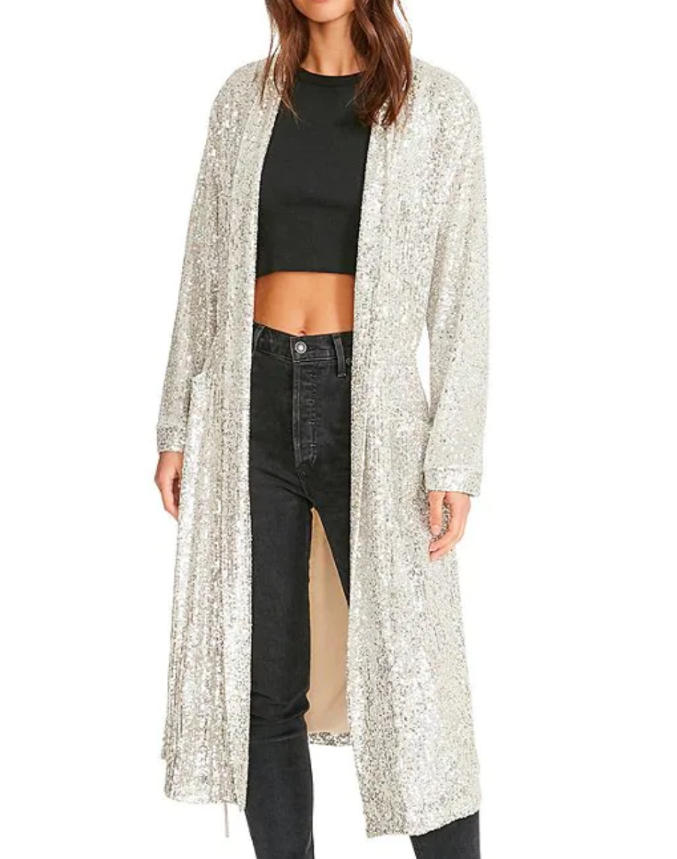 The Show Stopper Sequin Duster- BB Dakota – Serendipity House of Style