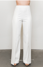 Load image into Gallery viewer, Luxurious Off White Overlay Pants from Posh Couture: sophisticated blend of comfort and style in subtle off-white for any occasion.
