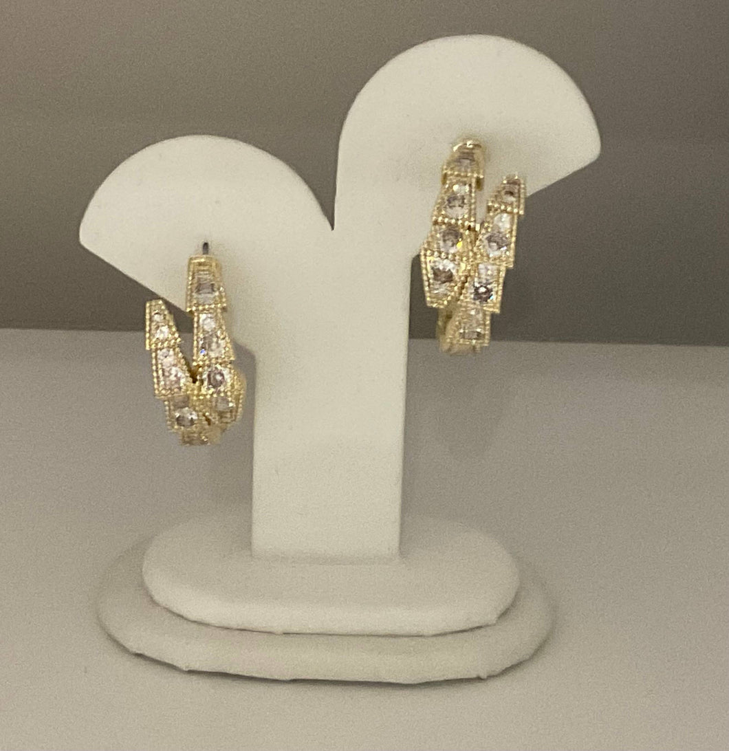 18k Statement Hoop Earrings