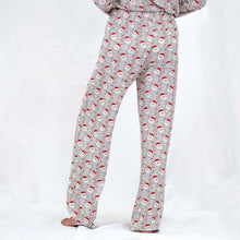 Load image into Gallery viewer, Get into the holiday spirit with the Cheerful Santa Sleep Set! Cozy PJs for sweet dreams. Festive and vibrant fashion.
