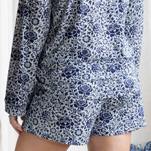 Load image into Gallery viewer, Blue Pajama Shorts
