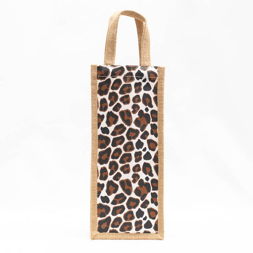 Lepoard Print Wine Bag