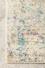 Load image into Gallery viewer, A Bohemian and Contemporary style rug, the Modern Cézanne Rug features a white base with colorful spots. Made of 100% Polypropylene, this machine-made rug from Turkey adds a touch of art and playful style to your space.
