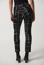 Load image into Gallery viewer, Luxurious plaid slim-fit pants with a covered elastic waistband, perfect for both casual and formal occasions, offering timeless style.
