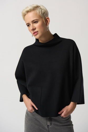 Funnel Neck Boxy Top - Joseph Ribkoff