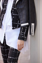 Load image into Gallery viewer, Black Leather Biker Jacket

