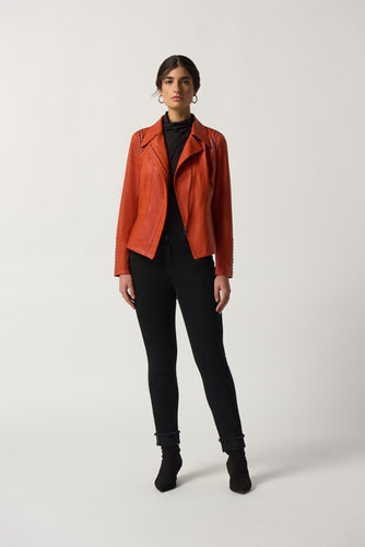 Notched Collar Jacket - Joseph Ribkoff