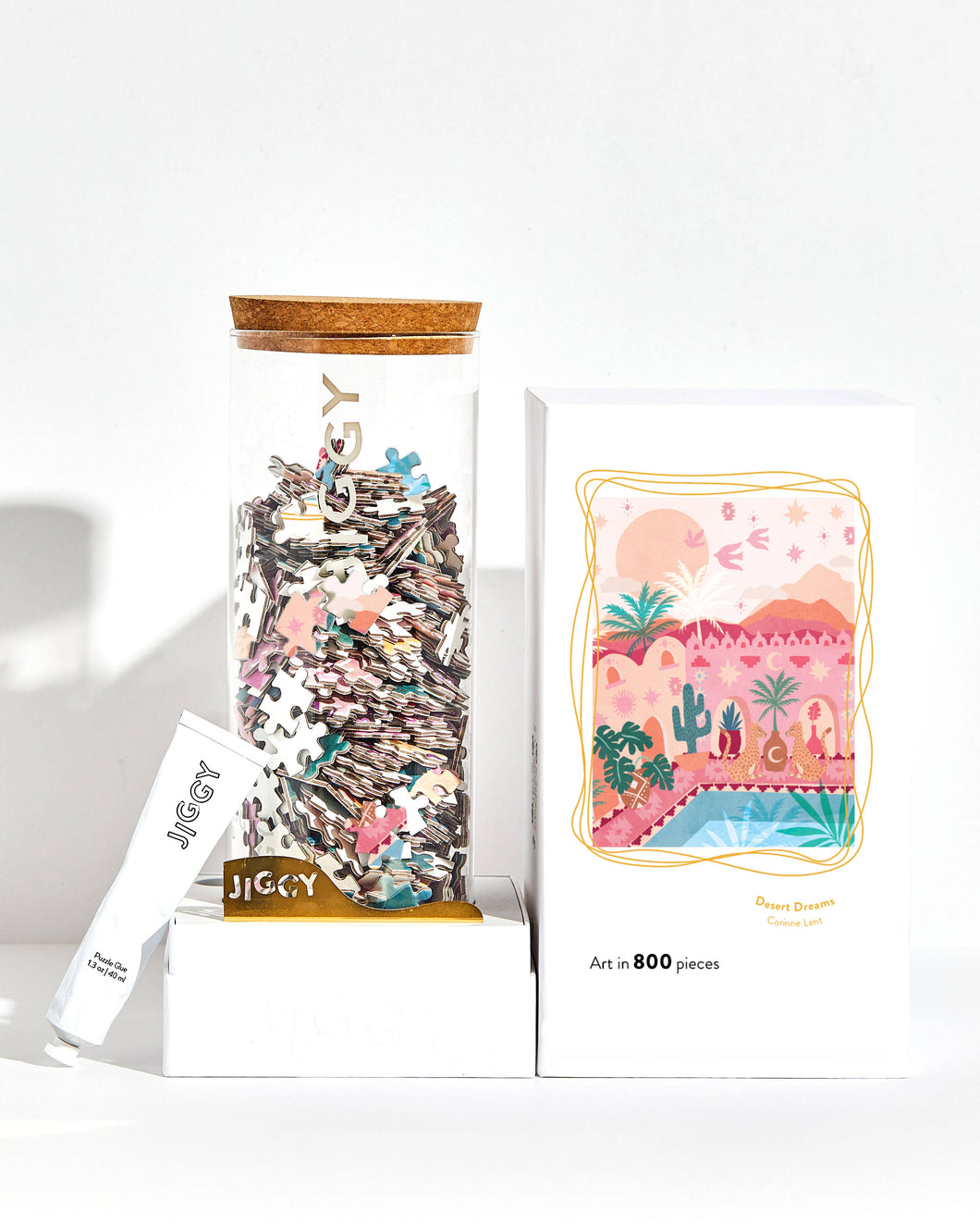 800pc Puzzle & Glue Kit: Desert Dreams