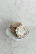 Load image into Gallery viewer, Luxurious fragranced jar candle hand-poured in Tyler, Texas. A floral, woody blend with patchouli, vanilla, and a heavy musk undertone.
