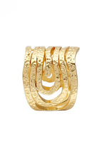 Load image into Gallery viewer, Artistic Swirling Ring for Trendy Accessories: Gold
