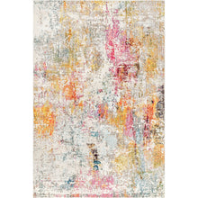 Load image into Gallery viewer, Vibrant abstract rug with colorful paint splatters, adds artistic flair to your space. Size: 7&#39; 10&quot; x 10&#39; 10&quot;. Style: Bohemian, Contemporary.

