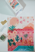 Load image into Gallery viewer, 800pc Puzzle &amp; Glue Kit: Desert Dreams
