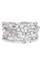 Load image into Gallery viewer, Chic Elongated Bead Bracelet Stack - Set of 7: Gold

