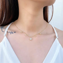 Load image into Gallery viewer, Multi Starburst Necklace
