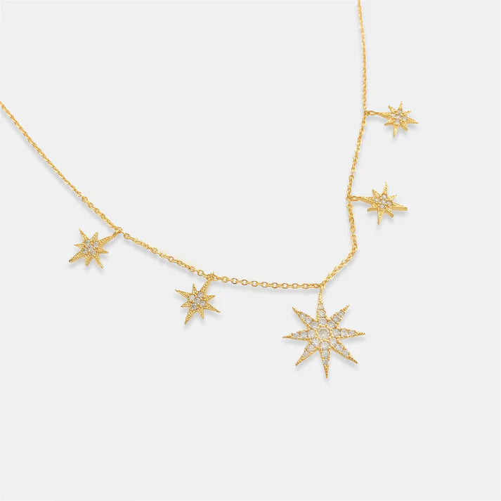Multi Starburst Necklace