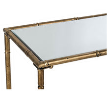 Load image into Gallery viewer, Antique Gold Console Table
