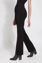 Load image into Gallery viewer, Elysse Wide Leg pants in Lyssé&#39;s signature Ponte fabric have a flattering fit-and-flare leg, perfect for work or leisure. With a concealed waistband, these pants stay wrinkle-free, allowing you to effortlessly transition through the day and beyond. 
