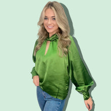 Load image into Gallery viewer, Zelina Olive Blouse
