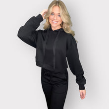 Load image into Gallery viewer, Merlin Scuba Cropped Hoodie Top
