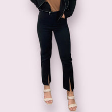 Load image into Gallery viewer, Scuba Slit Hem Trouser Black  - Lola &amp; Sophie
