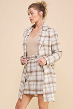 Load image into Gallery viewer, Brown Plaid Coat
