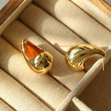 Load image into Gallery viewer, Raindrop Statement Earrings: Gold
