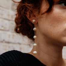 Load image into Gallery viewer, Valentina Pearl Drop Earrings
