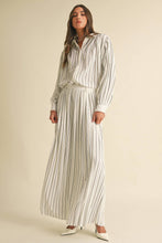 Load image into Gallery viewer, Pleated Stripe Pants
