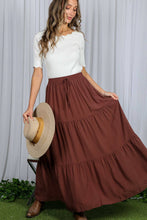 Load image into Gallery viewer, Tiered Maxi Skirt
