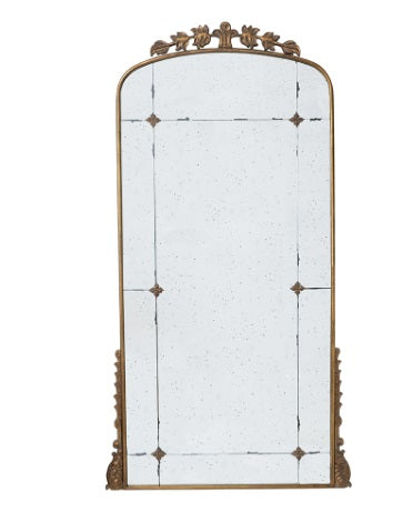 Antique Gold Floor Mirror