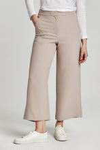 Load image into Gallery viewer, Cropped wide leg pants in soft, lightweight fabric. Denali Pant Black by Another Love. High rise, comfortable fit, flattering silhouette.

