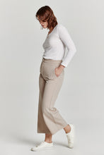 Load image into Gallery viewer, Soft, lightweight cropped wide leg pants. Denali Pant Black by Another Love. High rise, comfortable fit, flattering silhouette. Stylish and versatile.
