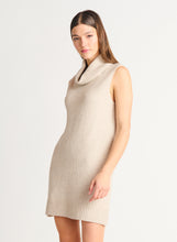 Load image into Gallery viewer, Kallie Sleeveless Turtleneck Dress - Dex Clothing
