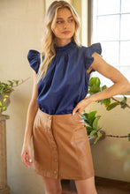 Load image into Gallery viewer, sleeveless ruffle sleeve top
