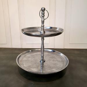 Nickel 2 Tier Stand