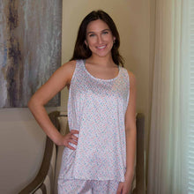 Load image into Gallery viewer, Silky confetti print pajamas for a chic slumber.
