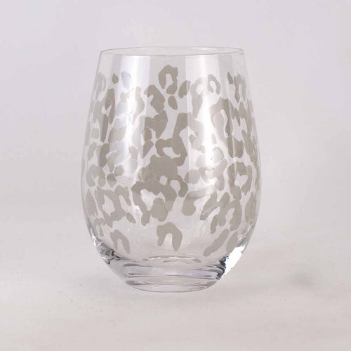 Leopard Wine Glass Gift Set: A stylish and elegant gift set featuring leopard print wine glasses. Perfect for wine enthusiasts.