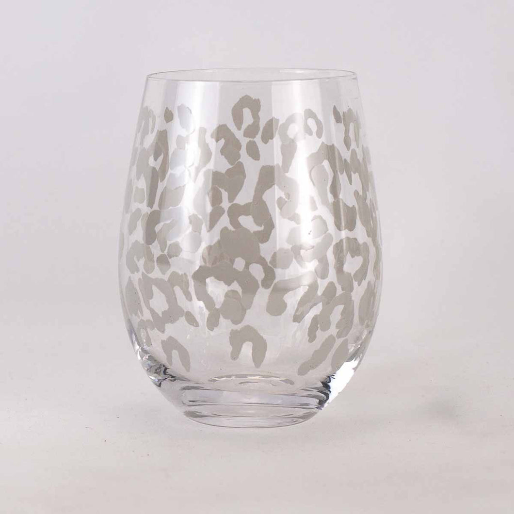Leopard Wine Glass Gift Set