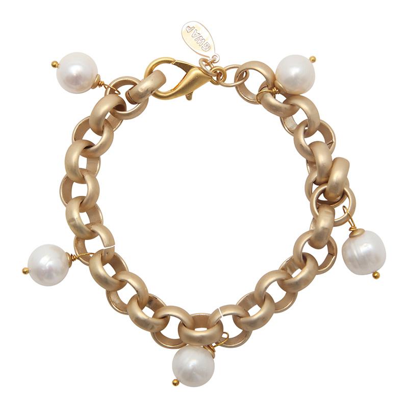 Turkish Gold Bracelet - A Girl With A Pearl