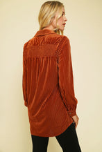 Load image into Gallery viewer, Chili Molly Smocked Tunic Shirt

